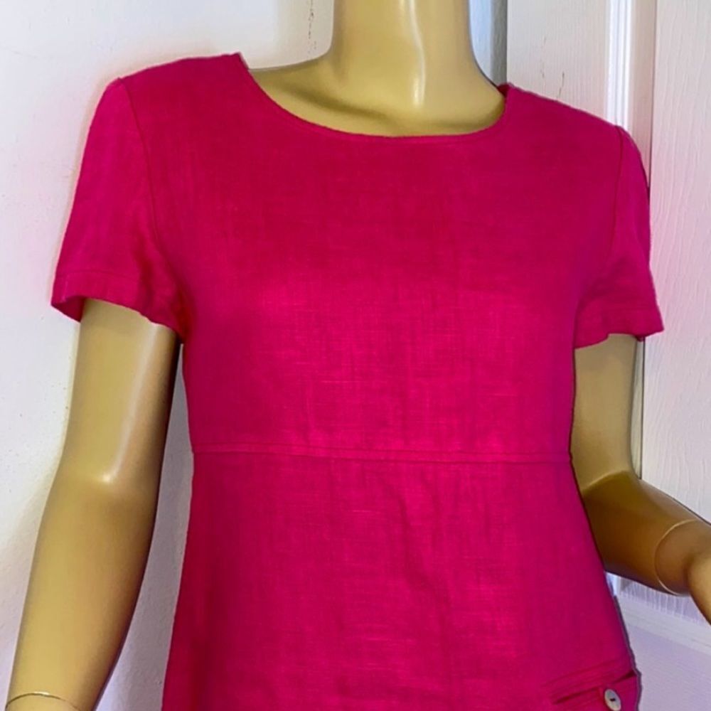 Talbots Short Sleeve Pink Dress - Picture 2 of 12